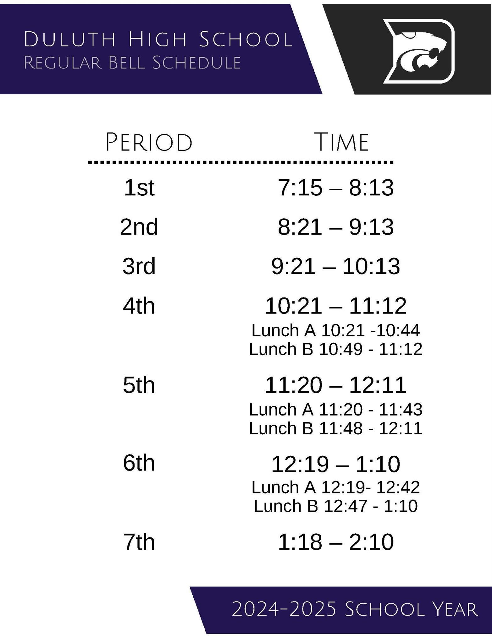 DHS Bell Schedule